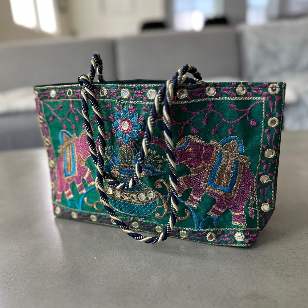 New Indian Embroidered Tote